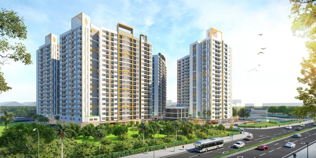 Phối cảnh khu căn hộ Destino Centro do SeaHoldings phát triển