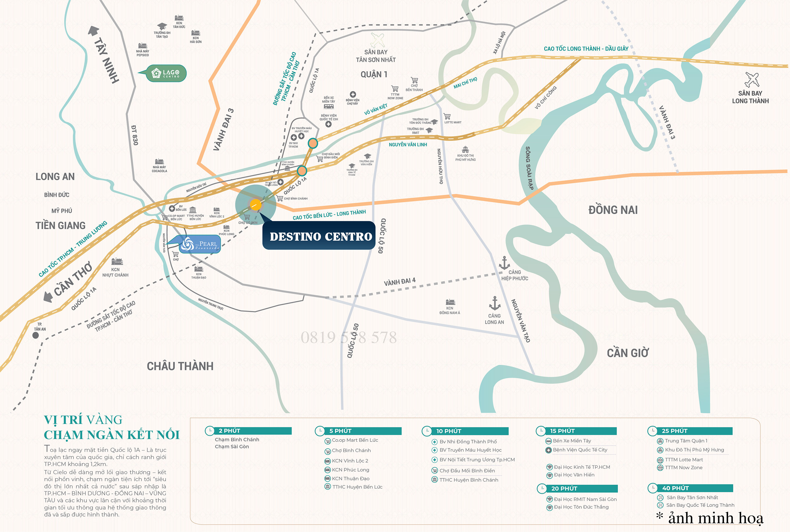 Căn hộ Destino Centro Bến Lức Tây Ninh Seaholding Group