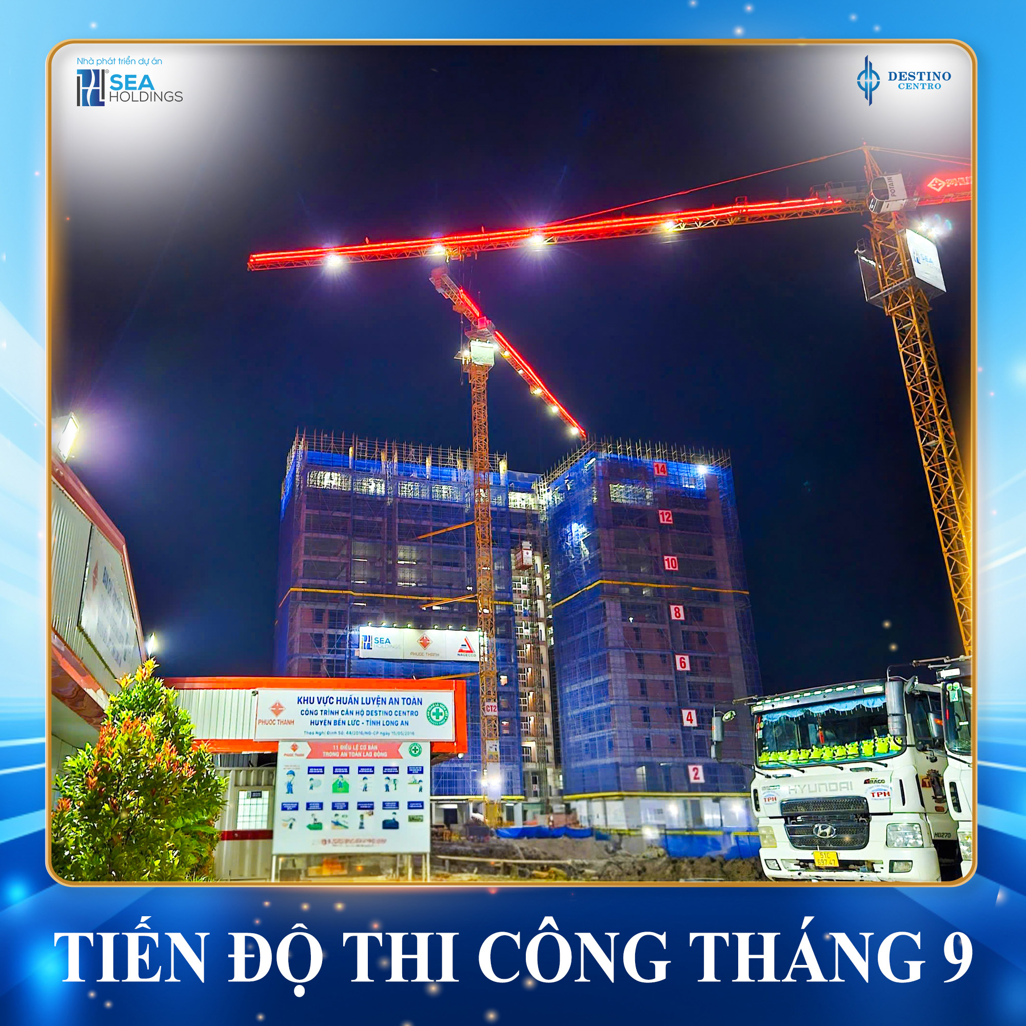 tiến độ hạ tầng 09/2025